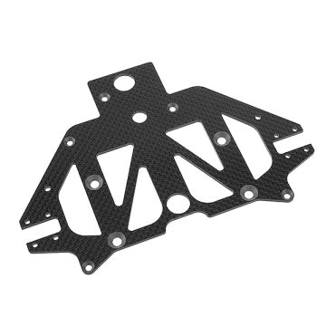 Corally Front Lower Suspension Plate SSx8X 3K Carbon + Spherical Balls (2) 1 Set (C-00130-087)