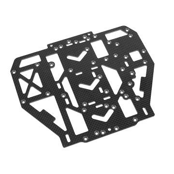 Corally Radio Plate SSx8X 3K Carbon 1 Pc (C-00130-096)