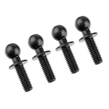 Corally Ball End Dia. 4.8mm Thread 8mm Steel 4 Pcs (C-00140-030)