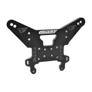 Corally Shock Tower Asuga Xlr Rear SwiSS Made 7075 T6 5mm Hard Anodised Black (C-00180-1123)