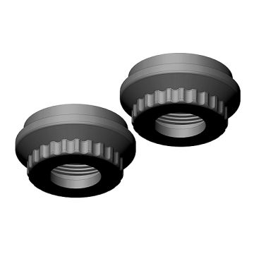 Corally Shock Cap Lower Aluminum 2 Pcs (C-00180-316)