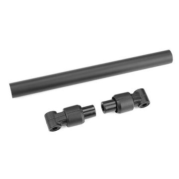 Corally Chassis Tube Rear 130mm Aluminum Black 1 Set (C-00180-664)