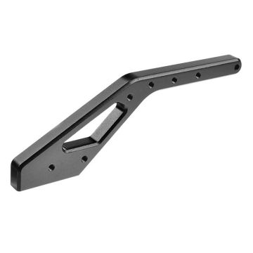 Corally Chassis Brace Asuga Xlr Rear SwiSS Made 7075 T6 3mm Hard Anodised Black (C-00180-865)