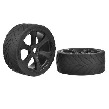 Corally Sprint Rxa Asuga Xlr Street Tyres Lp Glued/Black Rim (C-00180-909)
