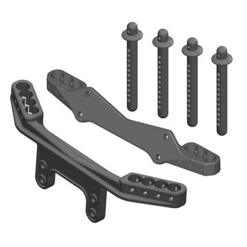 Corally Body Mount Set Fr/Re 1 Set (C-00250-018)