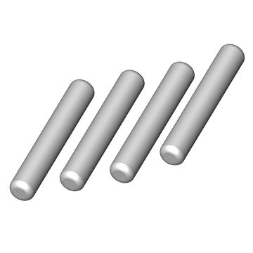 Corally Wheel Axle Pin 2X12 Steel 4 Pcs (C-00250-037)