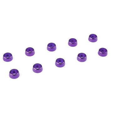 Corally Aluminium Washer For M2 Socket Head Screws Od=6mm Purple 10Pcs (C-31252)