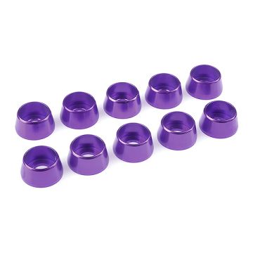 Corally Aluminium Washer For M5 Socket Head Screws Od=12mm Purple 10Pcs (C-31292)