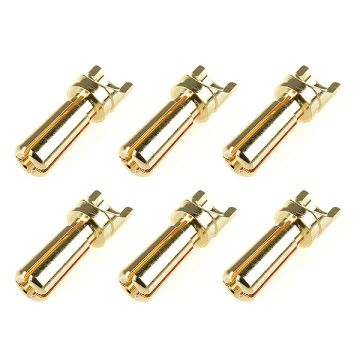 Corally Bullit Connector 3.5mm Male Solid Type Gold Plated U (C-50150)