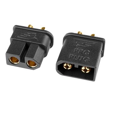 Corally Tc Pro Connector 3.5mm Gold Plated Connectors Reverse Polarity Protection M/F 1 Pair (C-50180)