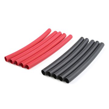 Corally Shrink Tubing 4.7mm Red + Black 10 Pcs (C-50222)