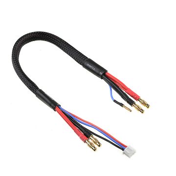 Corally Charge/Balance Lead 4mm Bullit Connector 2S Charger - 2S Xh Connector 2mm Bullit Connector (C-50289)