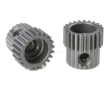 Corally 64 Dp Pinion Short Hard Anodised Al7075 22 Teeth Shaft Dia. 3.17mm (C-70322)