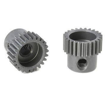 Corally 64 Dp Pinion Short Hard Anodised Al7075 24 Teeth Shaft Dia. 3.17mm (C-70324)