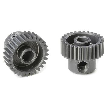 Corally 64 Dp Pinion Short Hard Anodised Al7075 28 Teeth Shaft Dia. 3.17mm (C-70328)