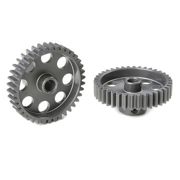 Corally 48 Dp Pinion Short Hard Anodised Al7075 38 Teeth Shaft Dia. 3.17mm (C-70438)