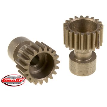 Corally 48 Dp Pinion Long BoSS Hardened Steel 19 Teeth Dia. 3.17mm (C-71119)