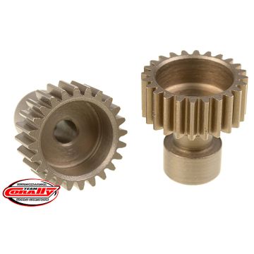 Corally 48 Dp Pinion Long BoSS Hardened Steel 24 Teeth Dia. 3.17mm (C-71124)