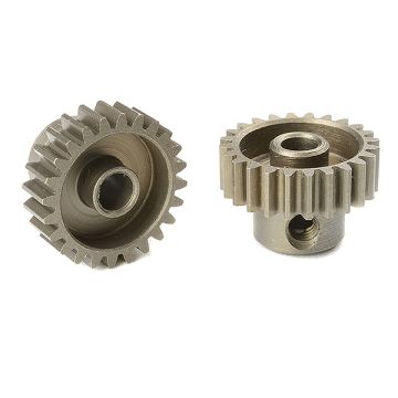 Corally 48 Dp Pinion Short Hardened Steel 24 Teeth Shaft Dia. 3.17mm (C-71424)