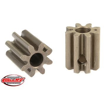 Corally 32 Dp Pinion Short Hardened Steel 8 Teeth Shaft Dia. 3.17mm (C-71508)
