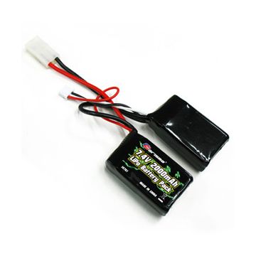 Carisma GT14B/GT16Mb 7.4V 2000Mah Lipo Saddle Battery (CA14761)