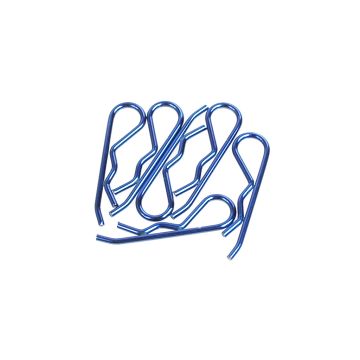 Core RC Body Clip 1/8 - Metallic Blue (6) (CR098)