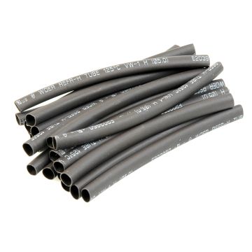 Core RC Heatshrink 5.0mm dia Black - 20pcs (CR123)