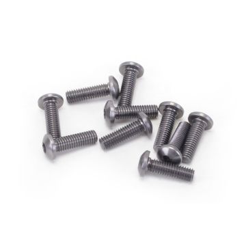 Core RC Alloy Button Head Hex Screws M3 x 10 pk10 (CR316)
