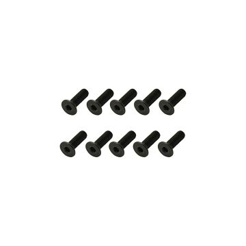 Core RC Steel Csk Hex Screws M2.5 x 8 pk10 (CR341)