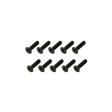 Core RC Steel Csk Hex Screws M2.5 x 10 pk10 (CR342)