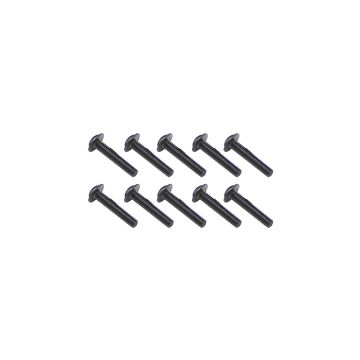 Core RC Steel Fl Caphead Hex Screws M3 x 16 pk10 (CR374)