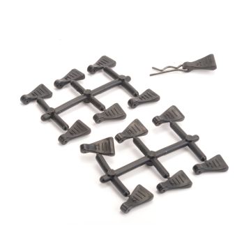 Core RC Rubber Body Clip Pulls - pk12 (CR638)