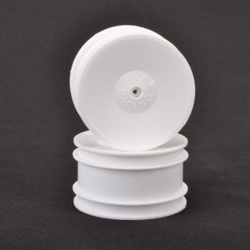 Core RC JC Dish 2.2 Rear White Wheel XLS,PC  pr (CR683)