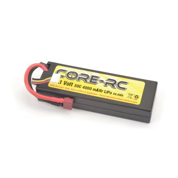 Core RC 4000mAh 11.1V 3S 50C H/C LP LiPo T Plug (CR775)