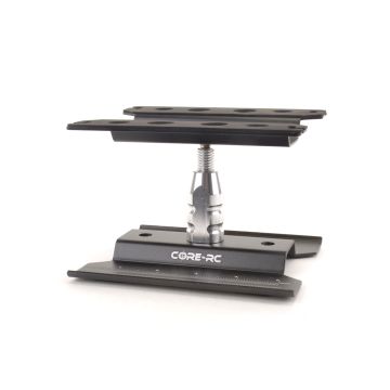 Core RC Rotating Car Stand Black (CR798)
