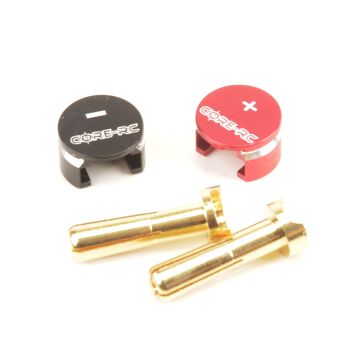 Core RC Low Pro Heatsink Bullet Plug Grips - 4mm (CR863)