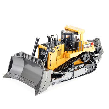 Huina 1:16 RC Bulldozer 2.4G 9Ch W/Die Cast Grab (CY1569)