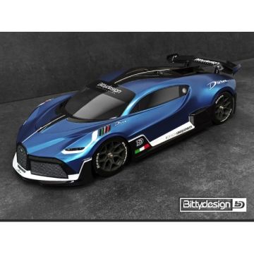 Bitty Design Divina 1:8 Clear Body ARRMA Vendetta/Infraction Mega 1mm Thickness (BD-AR8-DIV)