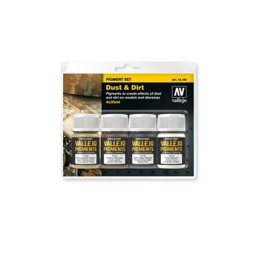 AV Vallejo Pigment Set - Dust & Dirt (VAL73190)