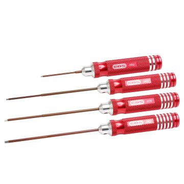 EDS Hex Driver Set .050x60mm; 063;078;093x120mm - 4Pcs (ED110882)