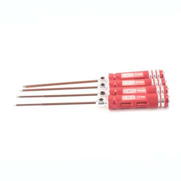 EDS Hex Driver Set 1.5,2,2.5,3mm-Lightweight 4pc (ED110991L)