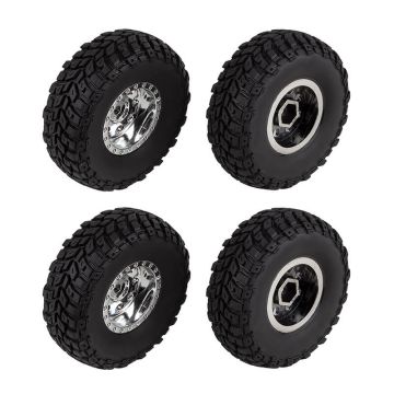 Element RC Enduro12 Wheels & Tyres, Chrome (EL41137)