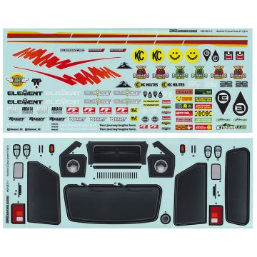 Element RC Enduro12 Bushido Decal Sheet (EL41145)