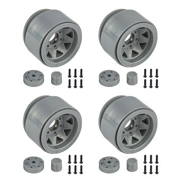 Element RC Enduro Trigon Wheels 1.55In Silver (EL42110)