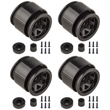 Element RC Enduro Trigon Wheels 1.55In Black (EL42111)