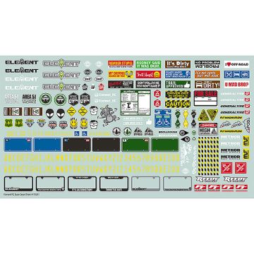 Element RC Element Scale Decal Sheet (EL42148)