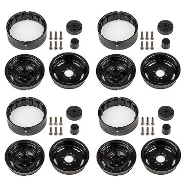 Element RC Enduro Steelie Wheels 1.9" Black (EL42328)