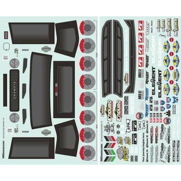 Element RC Enduro Se Utron Body Decal Sheet (EL42352)