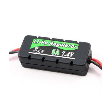 Etronix Li-Po Regulator 7.4V 5A W/Casing 20X14X49mm (ET0557)