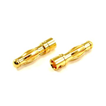 Etronix 4.0mm Male Gold Connector (2) (ET0605)